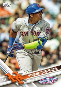 2017 Topps Opening Day #72 Yoenis Cespedes Front