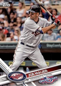 2017 Topps Opening Day #73 Joe Mauer Front