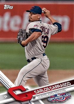 2017 Topps Opening Day #158 Carlos Carrasco Front