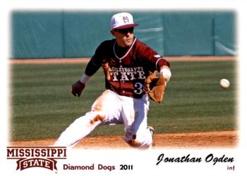 2011 Grandstand Mississippi State Diamond Dogs #NNO Jonathan Ogden Front