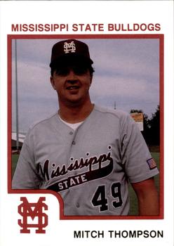 1993 Mississippi State Bulldogs #NNO Mitch Thompson Front