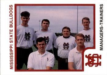 1993 Mississippi State Bulldogs #NNO Managers and Trainers Front