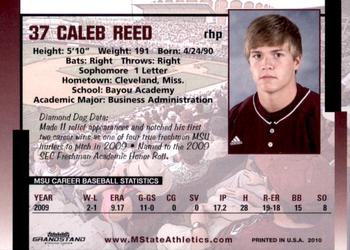 2010 Grandstand Mississippi State Bulldogs #NNO Caleb Reed Back