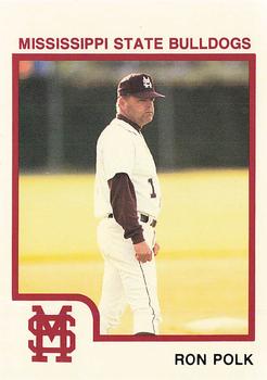 1994 Mississippi State Bulldogs #NNO Ron Polk Front