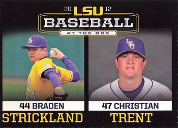 2012 LSU Tigers #NNO Braden Strickland / Christian Trent Front