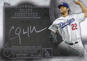 2016 Topps Five Star - Silver Signatures #FSSS-CK Clayton Kershaw Front