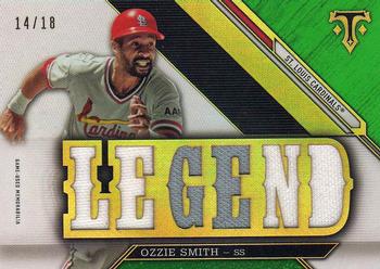 2016 Topps Triple Threads - Triple Threads Relics Legends Emerald #TTRL-OS Ozzie Smith Front
