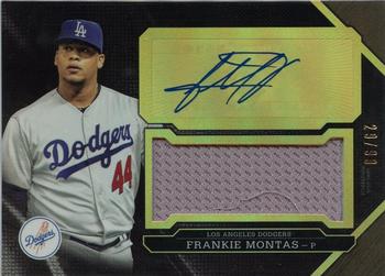 2016 Topps Triple Threads - Unity Autograph Jumbo Relics #UAJR-FM Frankie Montas Front