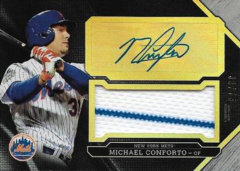 2016 Topps Triple Threads - Unity Autograph Jumbo Relics Silver #UAJR-MCO Michael Conforto Front