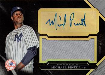 2016 Topps Triple Threads - Unity Autograph Jumbo Relics Silver #UAJR-MP Michael Pineda Front