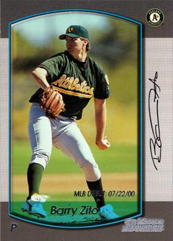 2000 Bowman Draft Picks & Prospects #4 Barry Zito Front