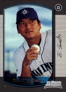 2000 Bowman Draft Picks & Prospects #58 Kazuhiro Sasaki Front