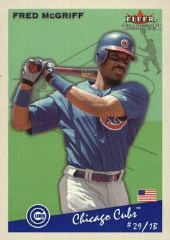 2002 Fleer Tradition Update - 2002 Fleer Tradition Glossy #12 Fred McGriff  Front