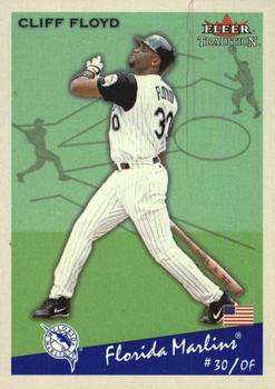 2002 Fleer Tradition Update - 2002 Fleer Tradition Glossy #44 Cliff Floyd  Front