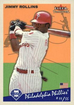 2002 Fleer Tradition Update - 2002 Fleer Tradition Glossy #61 Jimmy Rollins  Front