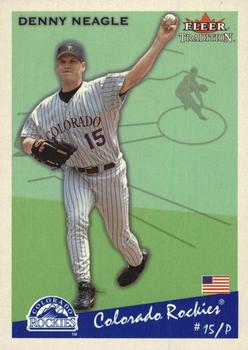 2002 Fleer Tradition Update - 2002 Fleer Tradition Glossy #141 Denny Neagle  Front