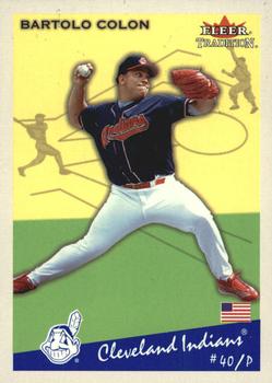 2002 Fleer Tradition Update - 2002 Fleer Tradition Glossy #160 Bartolo Colon  Front
