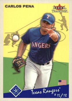 2002 Fleer Tradition Update - 2002 Fleer Tradition Glossy #162 Carlos Pena  Front