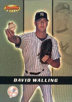 2000 Bowman's Best #103 David Walling Front