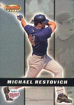 2000 Bowman's Best #104 Michael Restovich Front