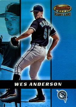 2000 Bowman's Best #160 Wes Anderson Front