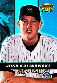 2000 Bowman's Best #168 Josh Kalinowski Front