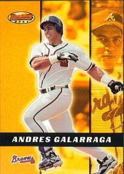 2000 Bowman's Best #72 Andres Galarraga Front