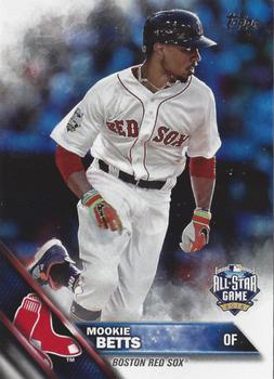 2016 Topps Update - Rainbow Foil #US201 Mookie Betts Front