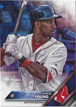 2016 Topps Update - Rainbow Foil #US259 Chris Young Front
