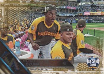 2016 Topps Update - Gold #US84 Marcell Ozuna Front