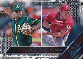 2016 Topps Update - Black #US63 Greg Mahle / Andrew Triggs Front