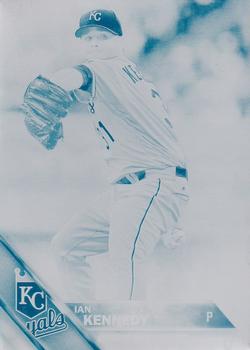 2016 Topps Update - Printing Plates Cyan #US212 Ian Kennedy Front
