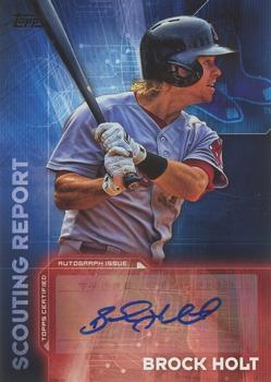 2016 Topps Update - Scouting Report Autographs #SRA-BH Brock Holt Front