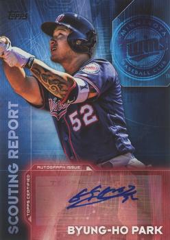 2016 Topps Update - Scouting Report Autographs #SRA-BP Byung-Ho Park Front