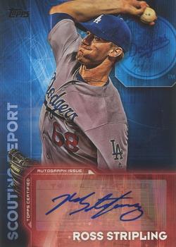 2016 Topps Update - Scouting Report Autographs #SRA-RST Ross Stripling Front