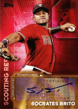 2016 Topps Update - Scouting Report Autographs #SRA-SB Socrates Brito Front