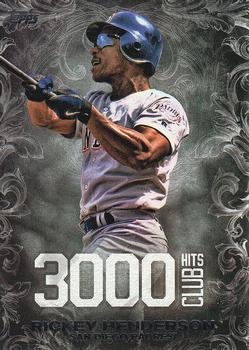 2016 Topps Update - 3000 Hits Club #3000H-15 Rickey Henderson Front