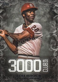 2016 Topps Update - 3000 Hits Club #3000H-17 Lou Brock Front