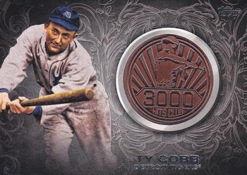 2016 Topps Update - 3000 Hits Club Medallions Bronze #3000M-1 Ty Cobb Front