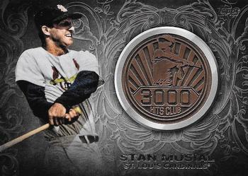 2016 Topps Update - 3000 Hits Club Medallions Bronze #3000M-3 Stan Musial Front