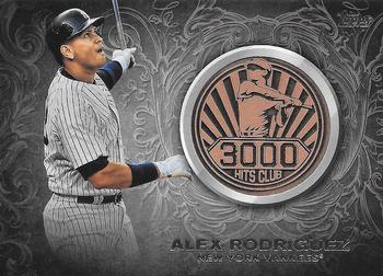 2016 Topps Update - 3000 Hits Club Medallions Bronze #3000M-13 Alex Rodriguez Front