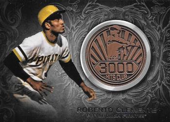 2016 Topps Update - 3000 Hits Club Medallions Bronze #3000M-19 Roberto Clemente Front