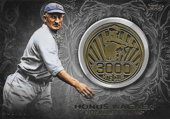 2016 Topps Update - 3000 Hits Club Medallions Gold #3000M-4 Honus Wagner Front