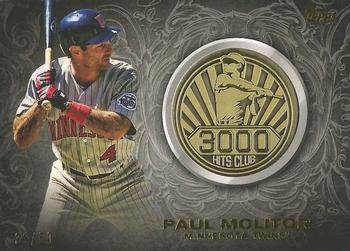 2016 Topps Update - 3000 Hits Club Medallions Gold #3000M-6 Paul Molitor Front