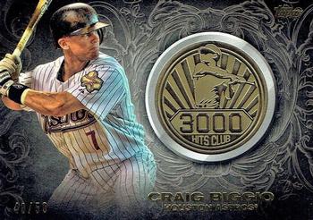 2016 Topps Update - 3000 Hits Club Medallions Gold #3000M-14 Craig Biggio Front