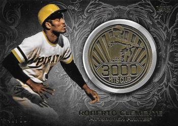 2016 Topps Update - 3000 Hits Club Medallions Gold #3000M-19 Roberto Clemente Front