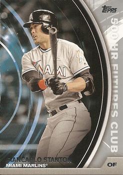 2016 Topps Update - 500 HR Futures Club Silver #500-4 Giancarlo Stanton Front