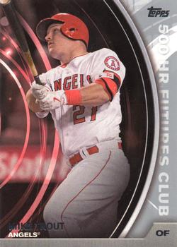 2016 Topps Update - 500 HR Futures Club Silver #500-5 Mike Trout Front