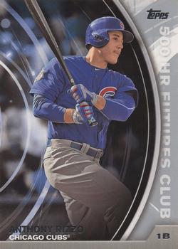 2016 Topps Update - 500 HR Futures Club Silver #500-17 Anthony Rizzo Front
