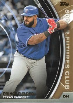 2016 Topps Update - 500 HR Futures Club Gold #500-2 Prince Fielder Front